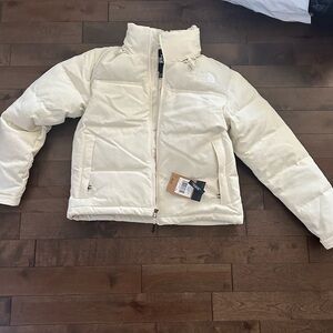 off white north face jacket